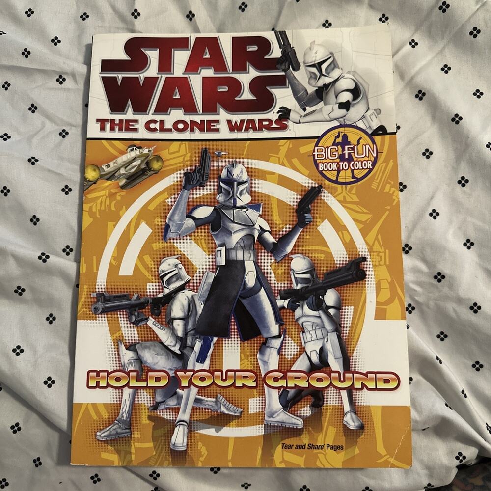 Star Wars: The Clone Wars Coloring Book (Paperback, 2010)